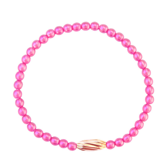 Pink Gold Twist Bracelet